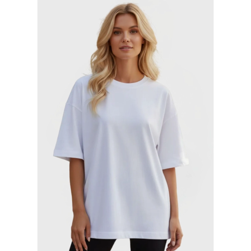 POLERA MANGA CORTA ALGODON UNISEX OVERSIZE 4321 - 1