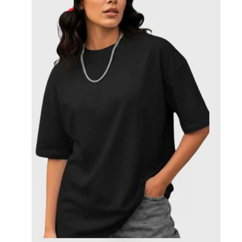 POLERA MANGA CORTA ALGODON UNISEX OVERSIZE 4321 - 2