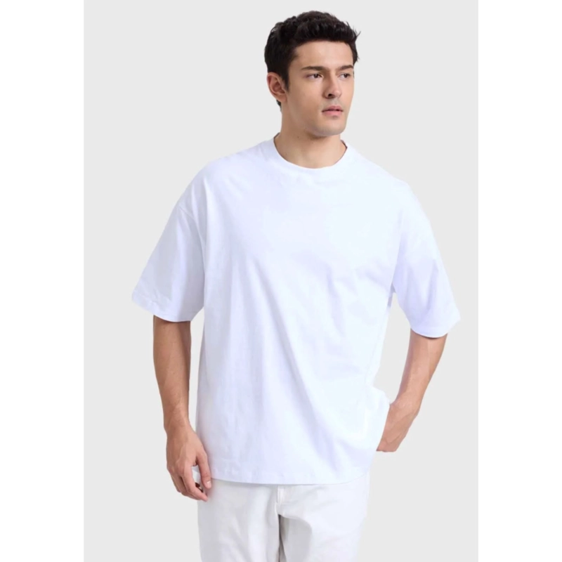 POLERA MANGA CORTA ALGODON UNISEX OVERSIZE 4321 - 2