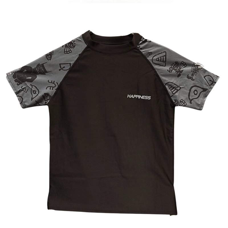 CONJUNTO DE BAÑO HOMBRE JUVENIL SHORT POLERA Y GORRO SECADO RAPIDO 8002 - 4