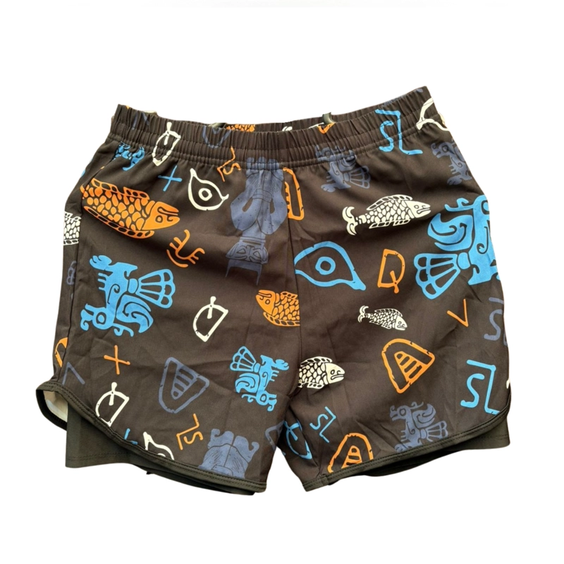CONJUNTO DE BAÑO HOMBRE JUVENIL SHORT POLERA Y GORRO SECADO RAPIDO 8002 - 5