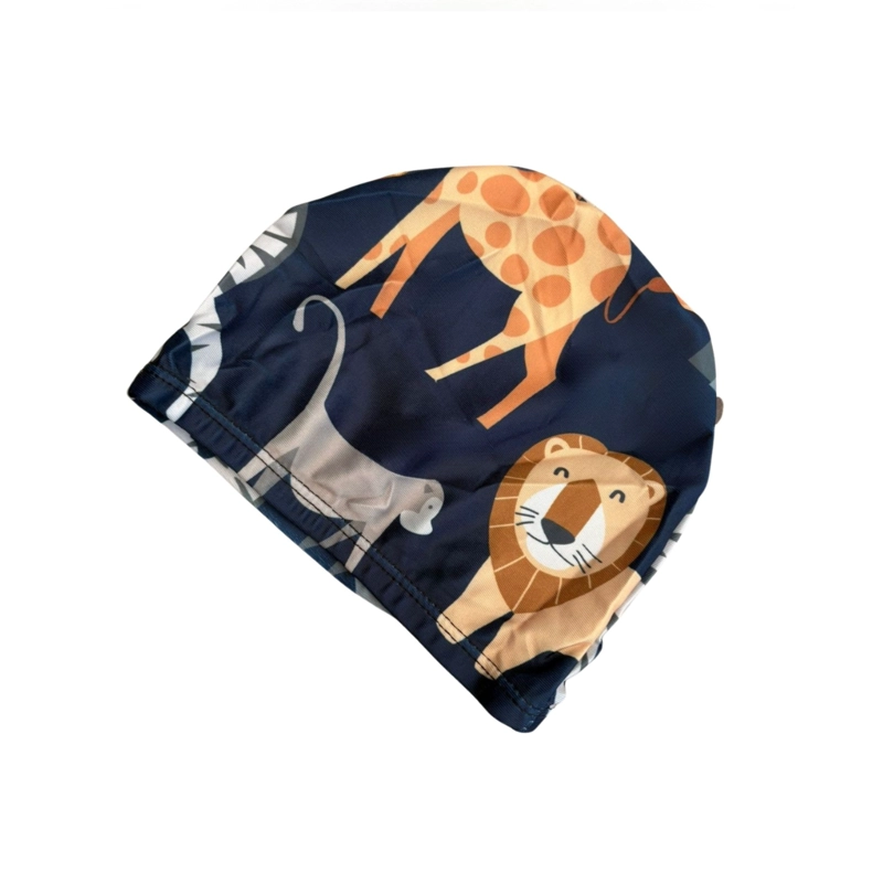 CONJUNTO DE BAÑO NIÑOS SHORT POLERA MANGA LARGA GORRO 0061 - 4
