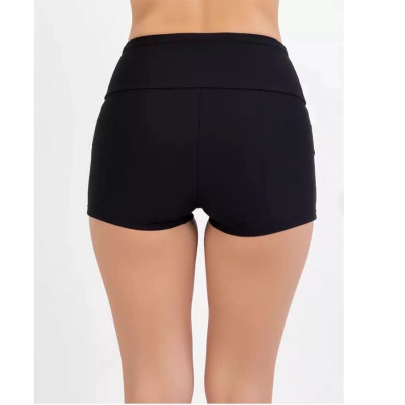 TRAJE DE BAÑO BIKINI MUJER TIPO SHORT TIRO ALTO PRETINA 302 - 2
