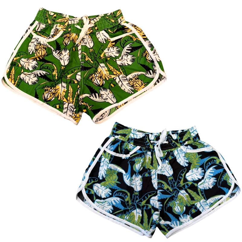 PACK 2 TRAJE DE BAÑO MUJER SHORT DE PLAYA DISEÑOS COLORES 1209 - 1