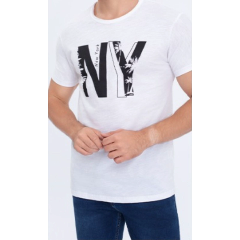 POLERA HOMBRE ALGODON MANGA CORTA CUELLO POLO NY 6297 - 1