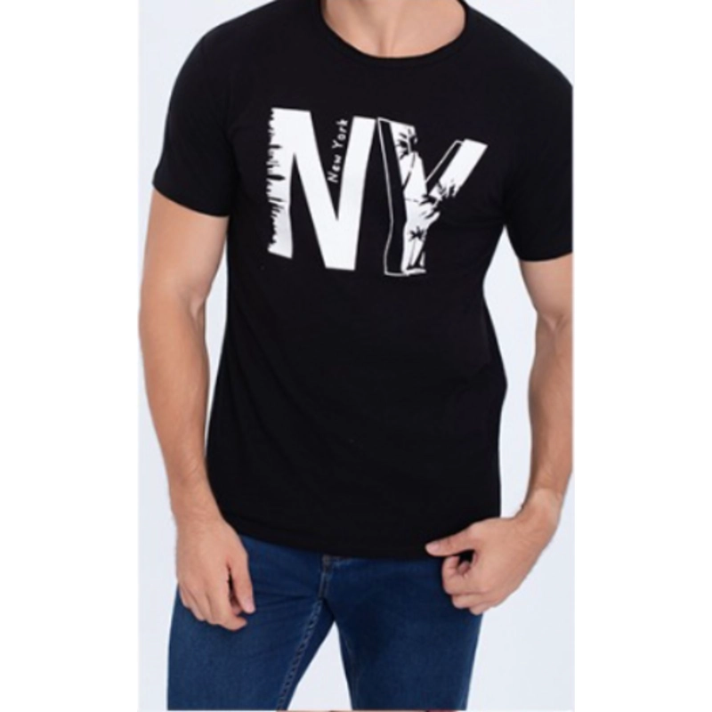 POLERA HOMBRE ALGODON MANGA CORTA CUELLO POLO NY 6297 - 1