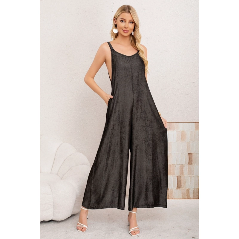 ENTERITO CASUAL MUJER SEMI BRILLO PABILOS AJUSTABLES LISO PREMIUM 3354 - 1