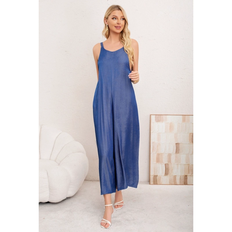 ENTERITO CASUAL MUJER SEMI BRILLO PABILOS AJUSTABLES LISO PREMIUM 3354 - 2