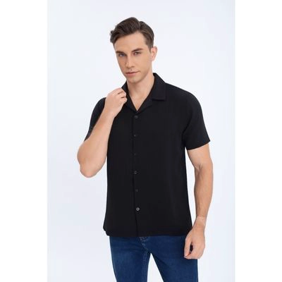 CAMISA HOMBRE REGULAR FIT VERANO FASHION MANGA CORTA 0178 - 1