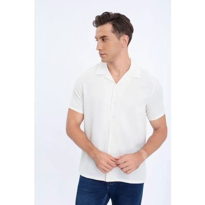 CAMISA HOMBRE REGULAR FIT VERANO FASHION MANGA CORTA 0178 - 2