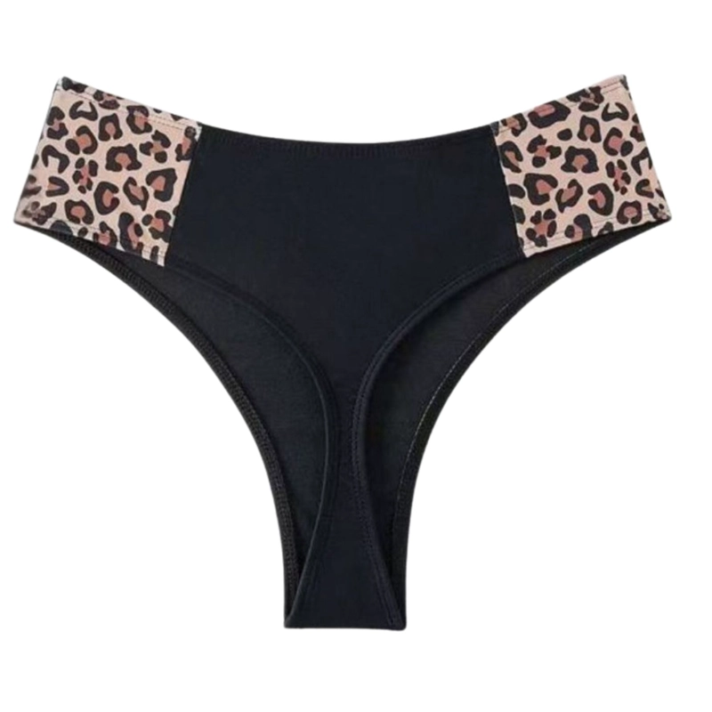 TRAJE DE BAÑO MUJER ANIMAL PRINT BIKINI TIRO EXTRA ALTO COLALESS 8413 - 1