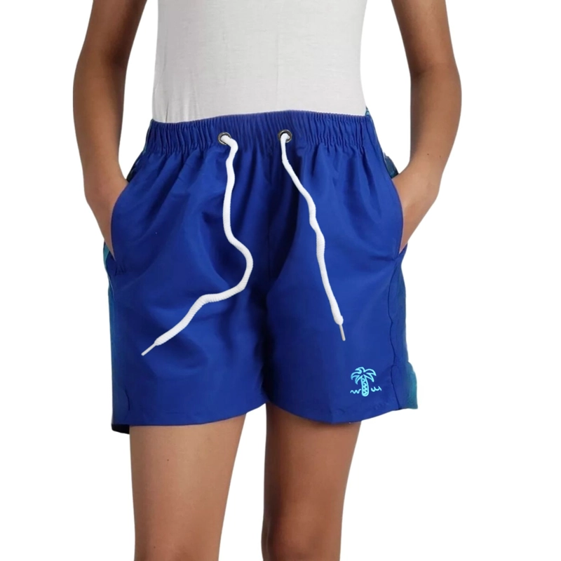 TRAJE DE BAÑO NIÑO FORRO MALLA COLORES LISO PALMERA 9010 - 1