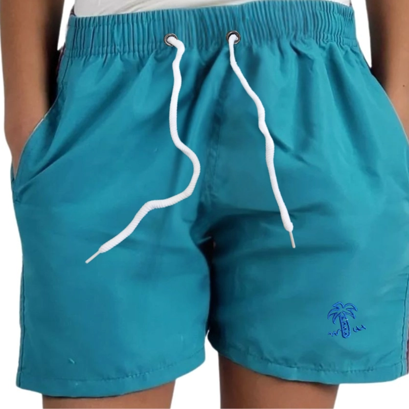 TRAJE DE BAÑO NIÑO FORRO MALLA COLORES LISO PALMERA 9010 - 2