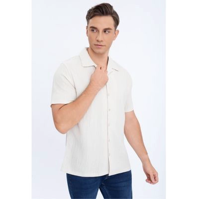 CAMISA HOMBRE RESORT REGULAR FIT VERANO FASHION MANGA CORTA 0179 - 1