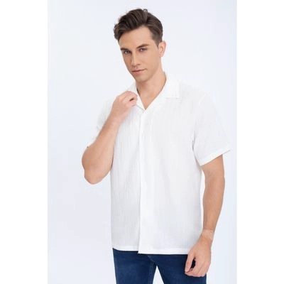 CAMISA HOMBRE RESORT REGULAR FIT VERANO FASHION MANGA CORTA 0179 - 1