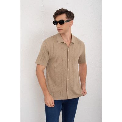 CAMISA HOMBRE HILO ALGODON VERANO CALIDAD PREMIUM DISEÑO 7222 - 2