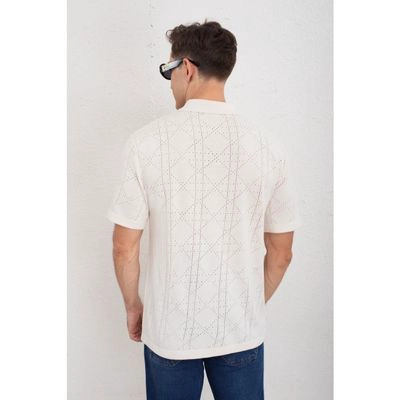 CAMISA HOMBRE HILO ALGODON VERANO CALIDAD PREMIUM DISEÑO 7222 - 4