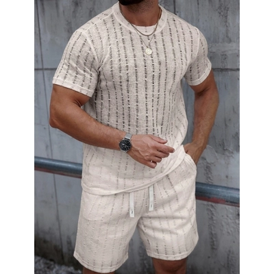 POLERA HOMBRE MANGA CORTA TEJIDA ESTILO CASUAL VERANO 0260 - 2