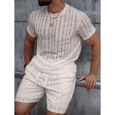 POLERA HOMBRE MANGA CORTA TEJIDA ESTILO CASUAL VERANO 0260 - 3