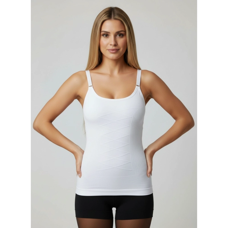 CAMISETA POLERA INTERIOR REDUCTORA SIN COSTURA PABILOS B1000 - 2