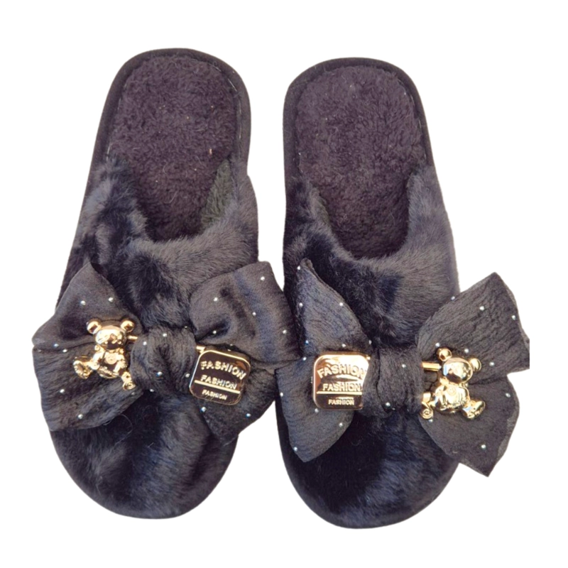 PANTUFLAS MUJER APLICACION LAZO SUELA CONFORTABLE 732 - 3