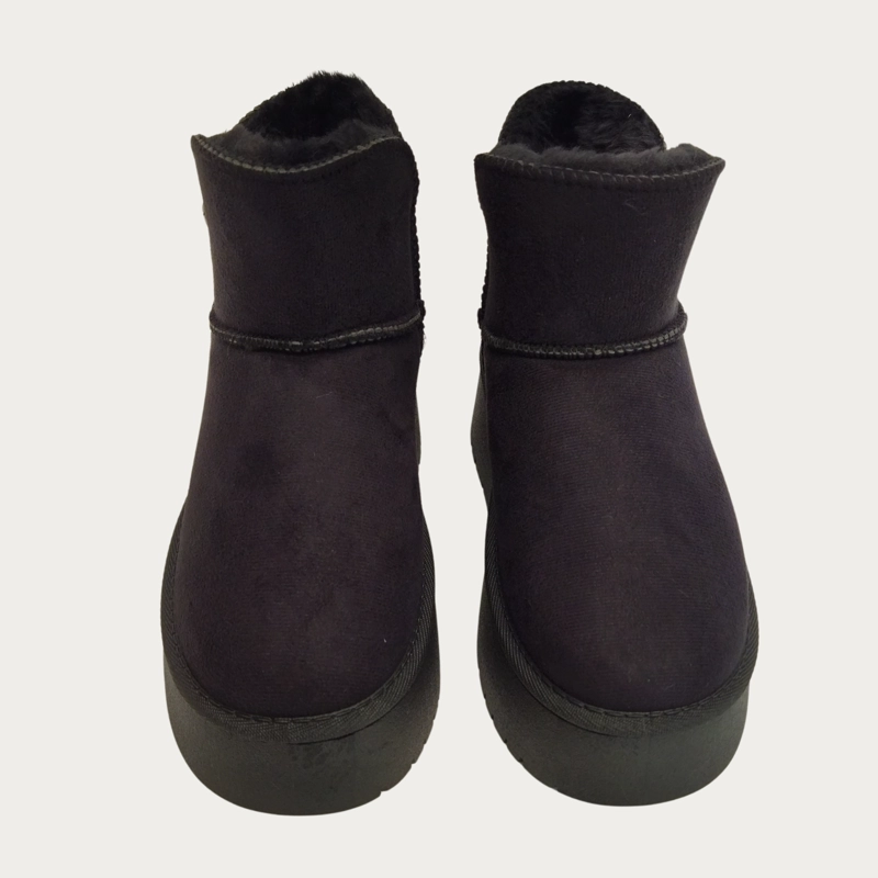 BOTIN CORTO MUJER FORRO INTERIOR CHIPORRO PLATAFORMA CON CIERRE 6064 - 2