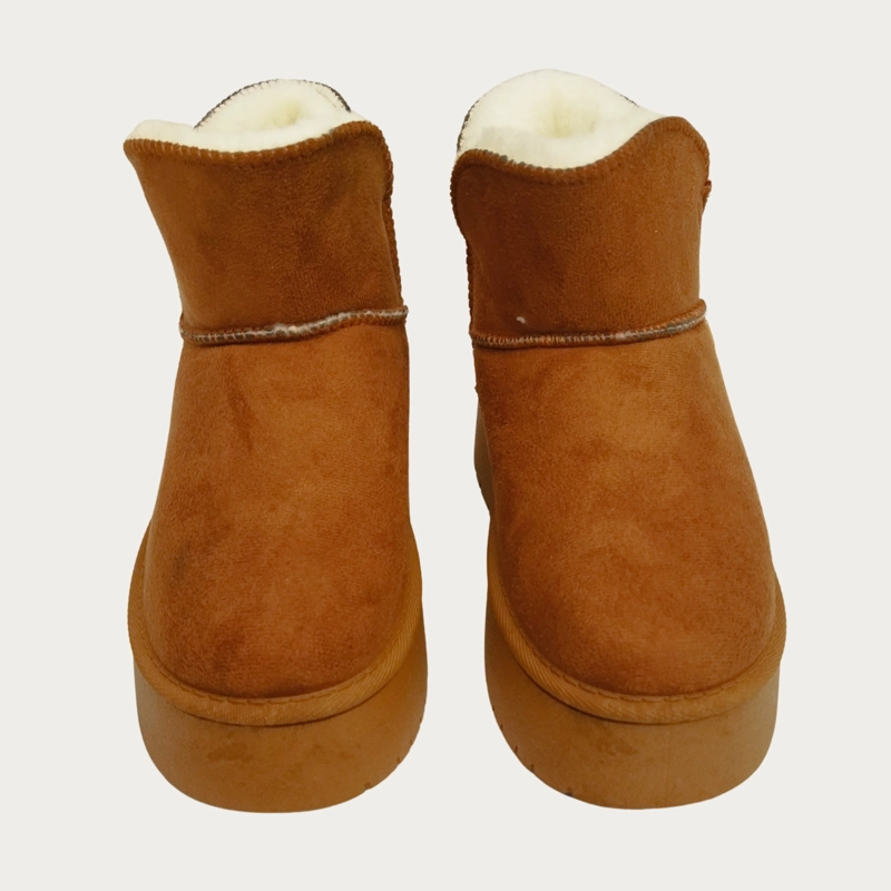 BOTIN CORTO MUJER FORRO INTERIOR CHIPORRO PLATAFORMA CON CIERRE 6064 - 2