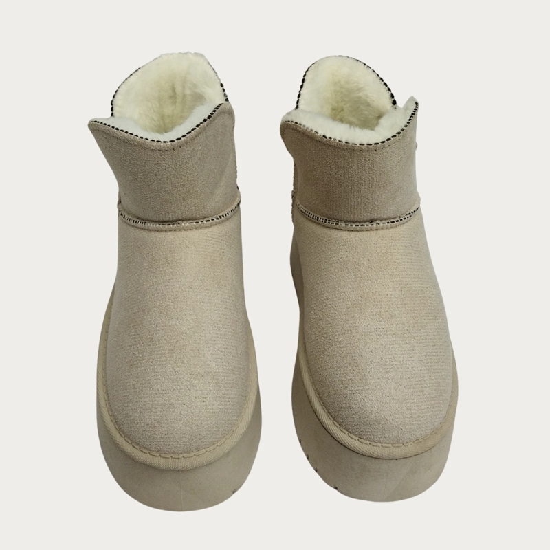 BOTIN CORTO MUJER FORRO INTERIOR CHIPORRO PLATAFORMA CON CIERRE 6064 - 2