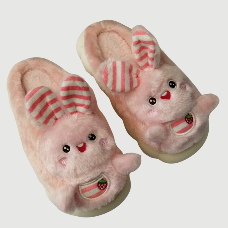 PANTUFLAS MUJER ANTIDESLIZANTE SUELA CONFORTABLE CONEJITO 5419 - 1