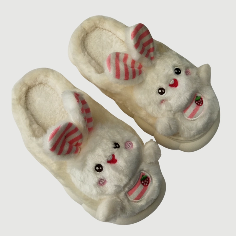 PANTUFLAS MUJER ANTIDESLIZANTE SUELA CONFORTABLE CONEJITO 5419 - 1