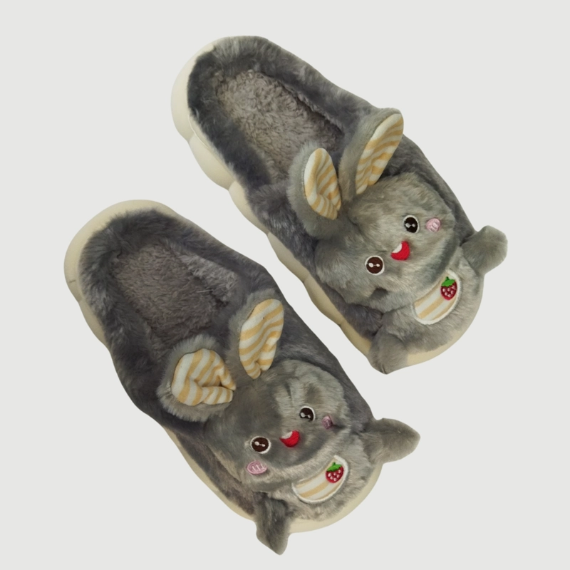 PANTUFLAS MUJER ANTIDESLIZANTE SUELA CONFORTABLE CONEJITO 5419 - 1