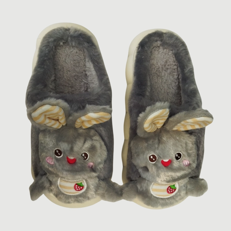 PANTUFLAS MUJER ANTIDESLIZANTE SUELA CONFORTABLE CONEJITO 5419 - 3