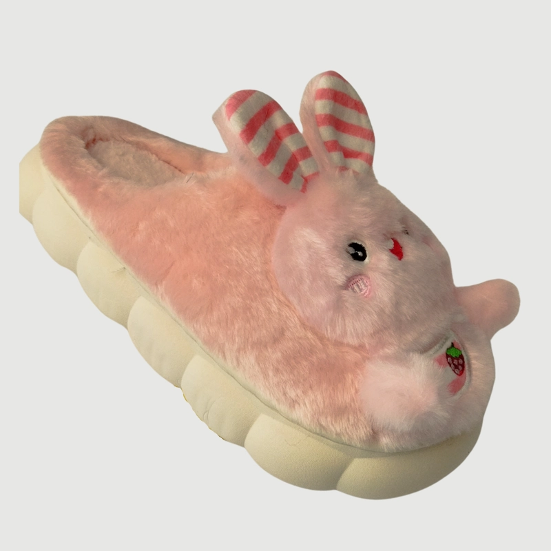 PANTUFLAS MUJER ANTIDESLIZANTE SUELA CONFORTABLE CONEJITO 5419 - 4