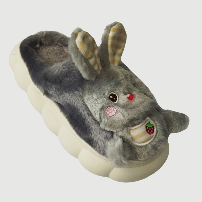 PANTUFLAS MUJER ANTIDESLIZANTE SUELA CONFORTABLE CONEJITO 5419 - 4