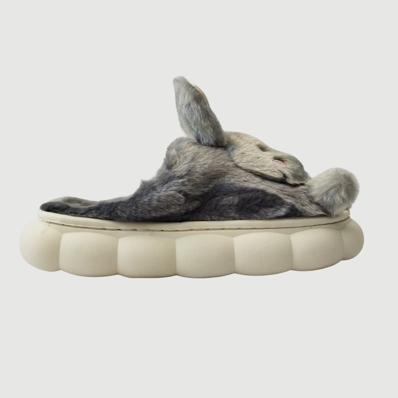 PANTUFLAS MUJER ANTIDESLIZANTE SUELA CONFORTABLE CONEJITO 5419 - 5