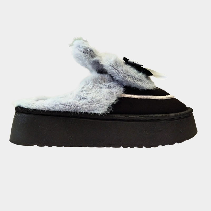 PANTUFLAS MUJER APLICACION CINTA OREJAS DE CONEJO CALIDAD TENDENCIA 4935 - 4