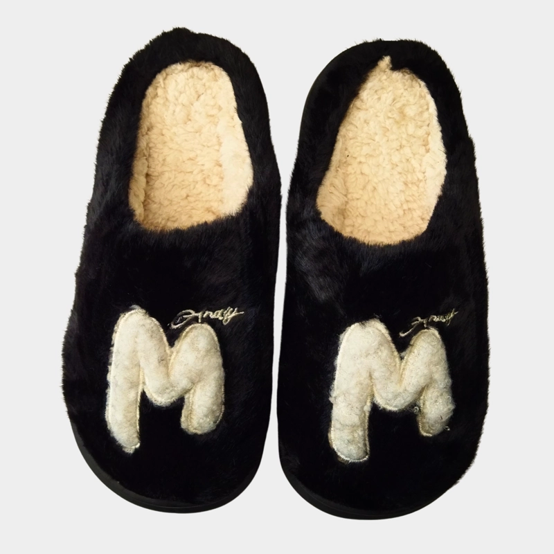 PANTUFLA HOMBRES PREMIUM ZAPATO DESCANSO FELPA DISEÑO M 5436 - 3
