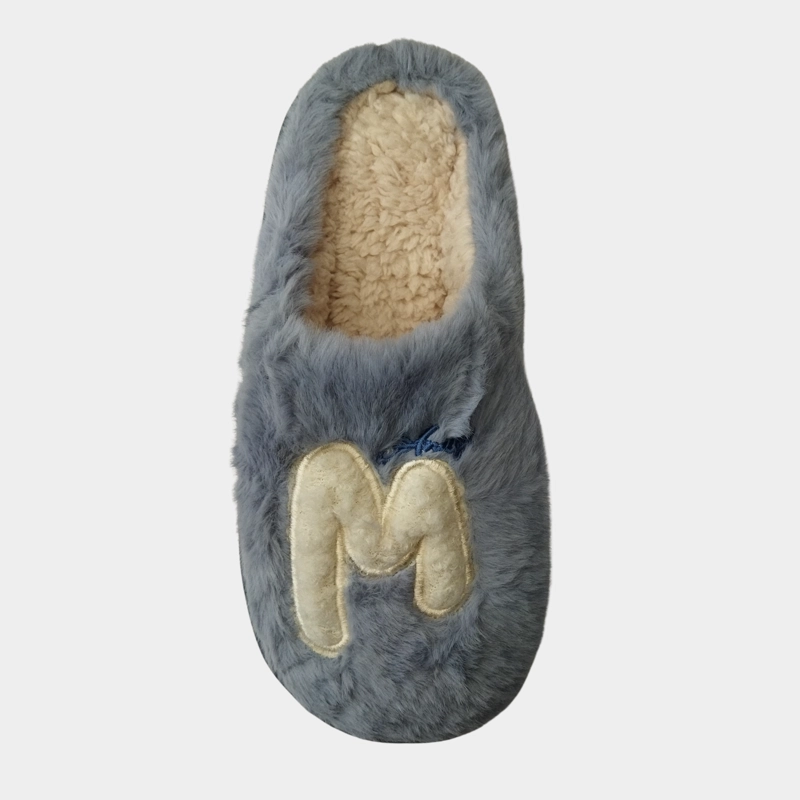 PANTUFLA HOMBRES PREMIUM ZAPATO DESCANSO FELPA DISEÑO M 5436 - 5