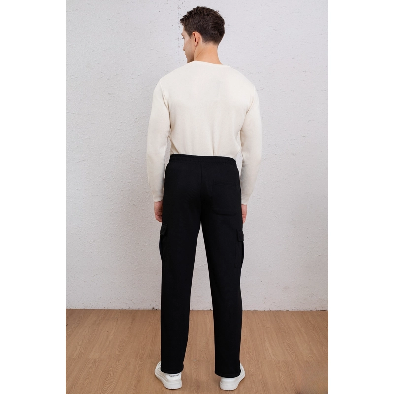 PANTALON BUZO CARGO HOMBRE RECTO FORRO INTERIOR POLAR 7159 - 4