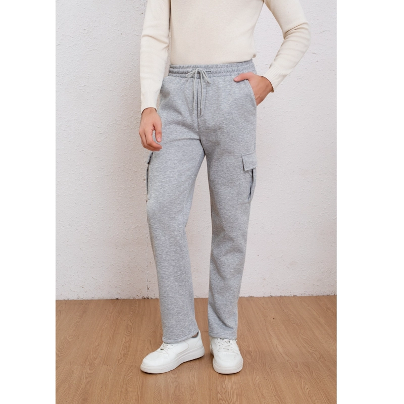 PANTALON RECTO HOMBRE INTERIOR FRISADO EXCELENTE CALIDAD TIPO CARGO 7159 - 3