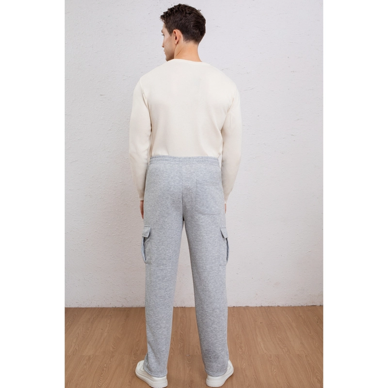 PANTALON RECTO HOMBRE INTERIOR FRISADO EXCELENTE CALIDAD TIPO CARGO 7159 - 4