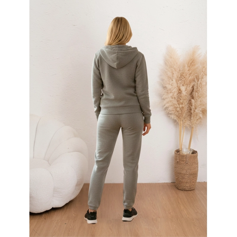 CONJUNTO MUJER FRIZADO BUZO POLERON CON CIERRE INVIERNO MODA 0229 - 2