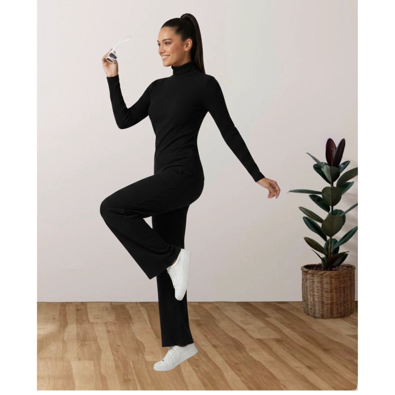 CONJUNTO 2 PIEZAS MUJER TEJIDO LANILLA SWEATER + PANTALON 5096 - 2