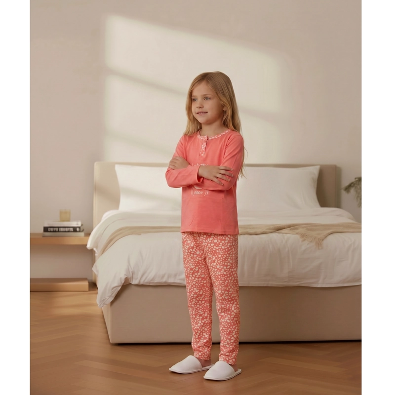 PIJAMA MICROPOLAR NIÑAS INVIERNO DISEÑOS Y COLORES 0451 - 2
