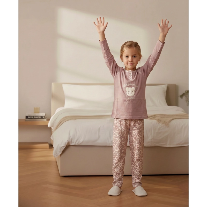 PIJAMA MICROPOLAR NIÑAS INVIERNO DISEÑOS Y COLORES 0451 - 3