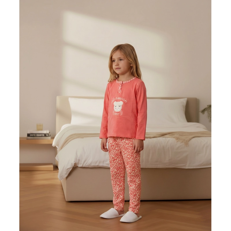 PIJAMA MICROPOLAR NIÑAS INVIERNO DISEÑOS Y COLORES 0451 - 3