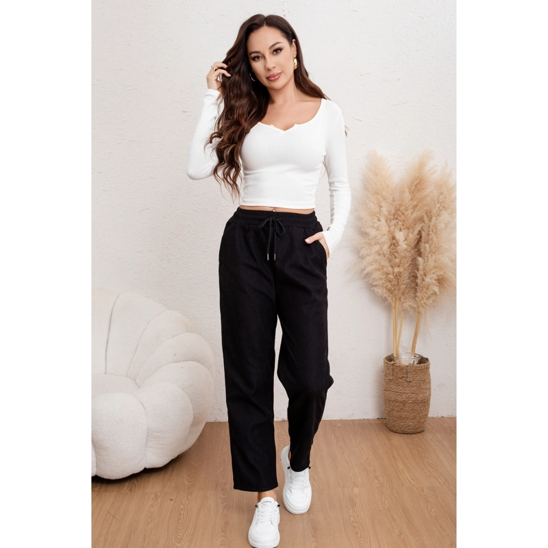 PANTALON RECTO MUJER COTELE  INVIERNO FORRO INTERIOR POLAR 7167 - 1