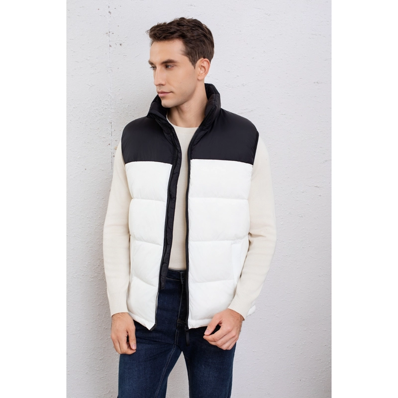 PARKA SIN MANGAS HOMBRE CHAQUETA FORRO INTERIOR POLAR BOLSILLOS 0028 - 2