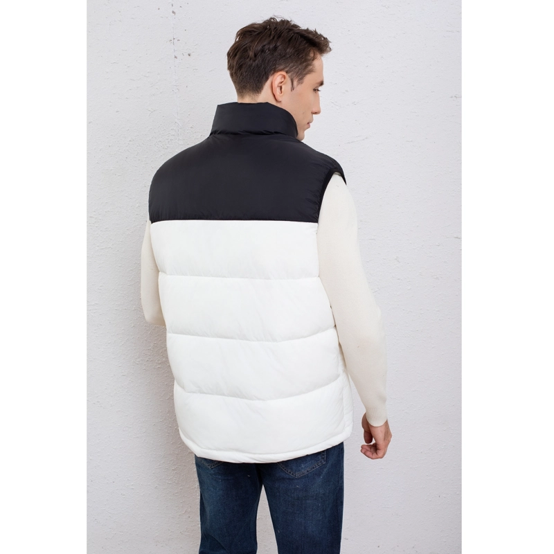 PARKA SIN MANGAS HOMBRE CHAQUETA FORRO INTERIOR POLAR BOLSILLOS 0028 - 4
