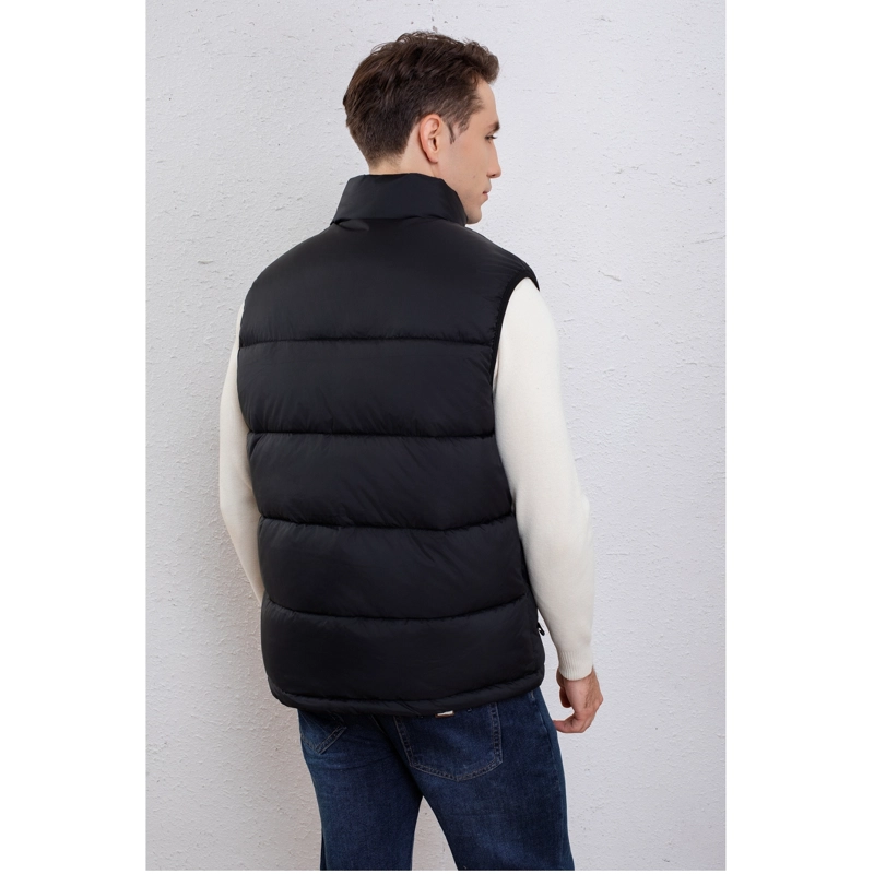 PARKA SIN MANGAS HOMBRE CHAQUETA FORRO INTERIOR POLAR BOLSILLOS 0028 - 4